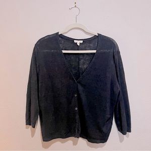 Eileen Fisher Linen Cardigan